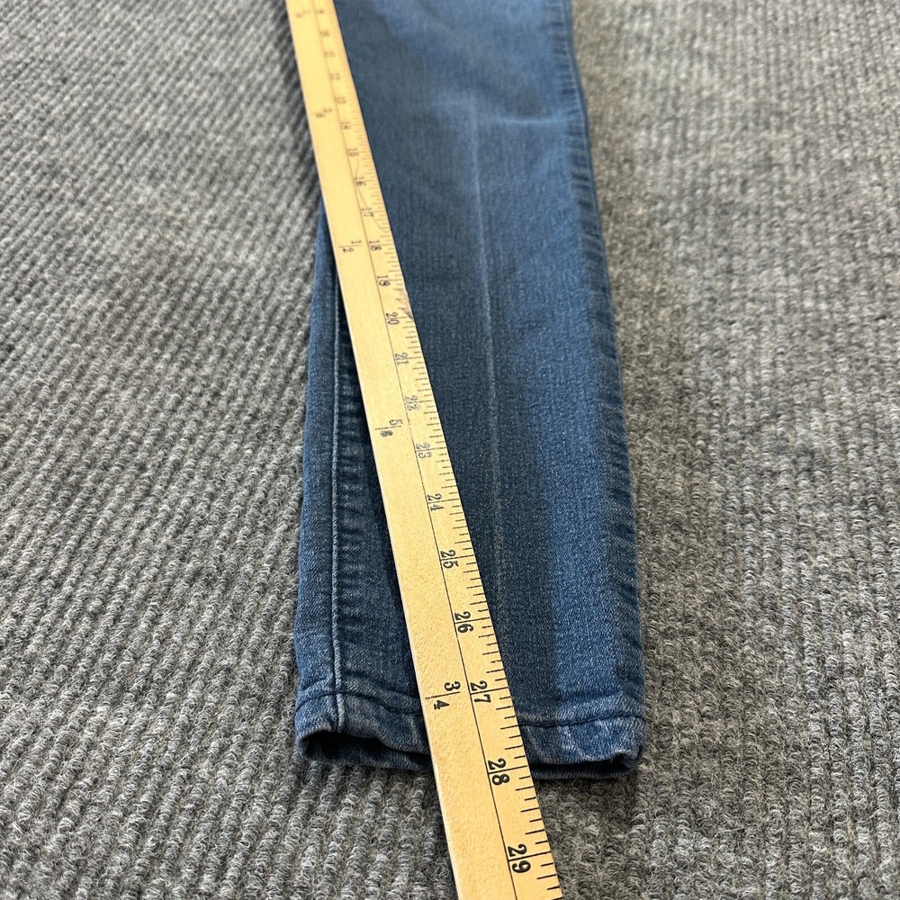 Forever 21 Womens Skinny Jeans Size 27 Blue Denim Cotton Stretch Low Rise - Picture 4 of 9